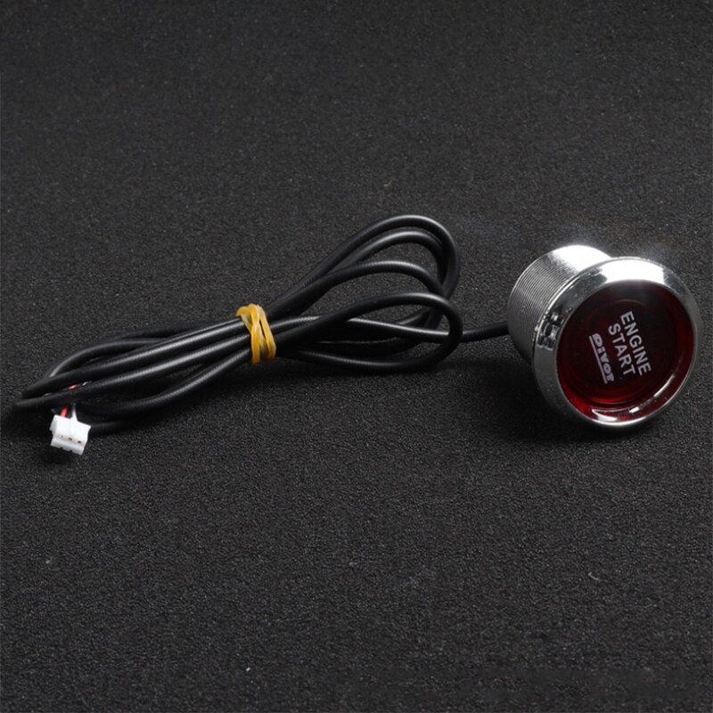 Push Start Button LED Illumination Auto Cool Keyless Entry Car Engine Ignition Push Start Button Red