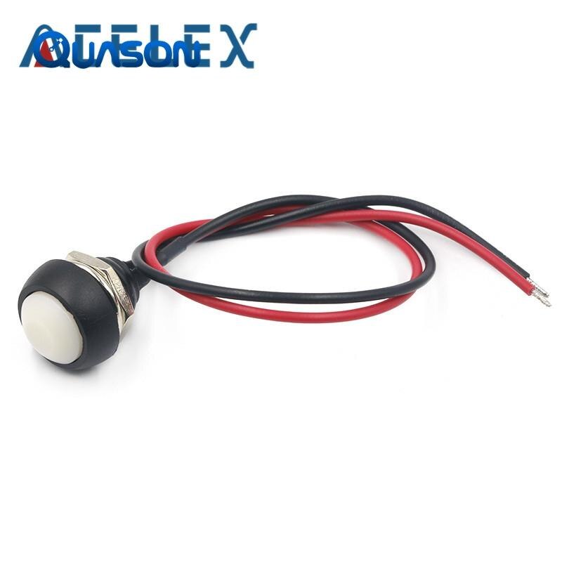 12mm PBS-33B Waterproof Momentary ON OFF Push Button Swithch Mini Round Switch