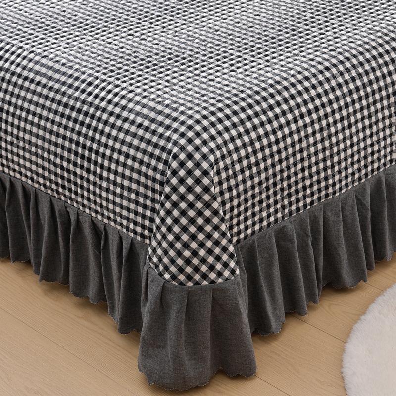 Enkelt sengeteppe til dobbeltseng, jenter og gutter, sengetøy, teppe, tykkere laken, 침대커버 (putetrekk må bestilles)