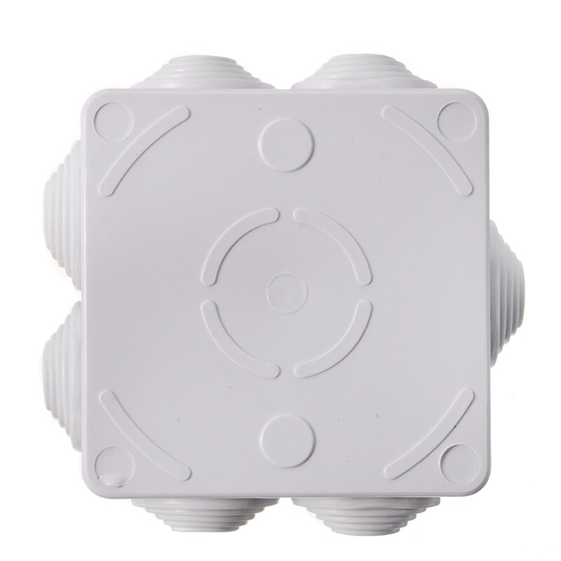 IP55 Junction Box Universal Electrical Project Cover Enclosure Waterproof Dustproof White Plastic For Wire Connect