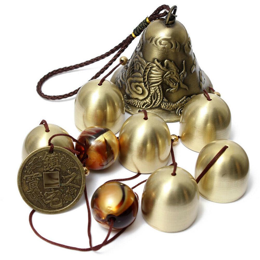 Antique Wind Chime Copper Garden Outdoors Corridor Decor Metal Bell Chinese Wind Outdoor Wind Chimes