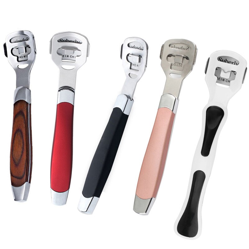 Rvs Pedicure Gereedschap Pedicure Set Voet Peeling Maks Manicure Professionele Eelt Voet Schaafmachine Pedicure Mes Scheerapparaat