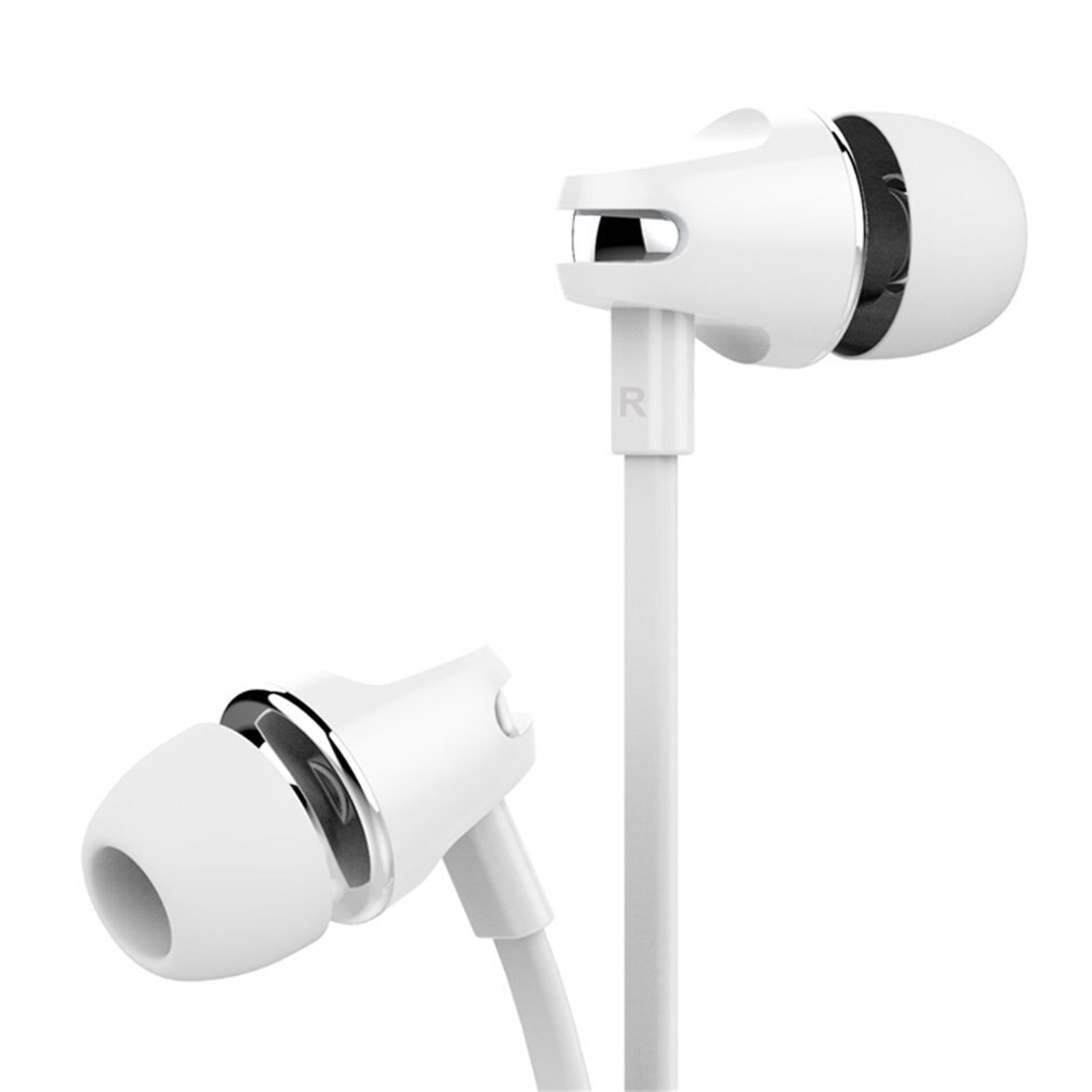 JV23 – écouteurs intra-auriculaires avec connecteur filaire, 3.5mm, Super basse, isolation du bruit, oreillettes pour téléphone Portable, télécommande et micro