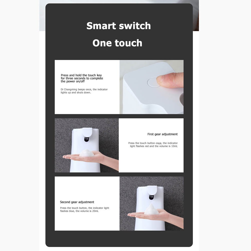 Automatic Foam Soap Dispenser Infrared Sensing Soap Dispenser Automatic Induction Soap Dispenser For Bathroom Kitchen