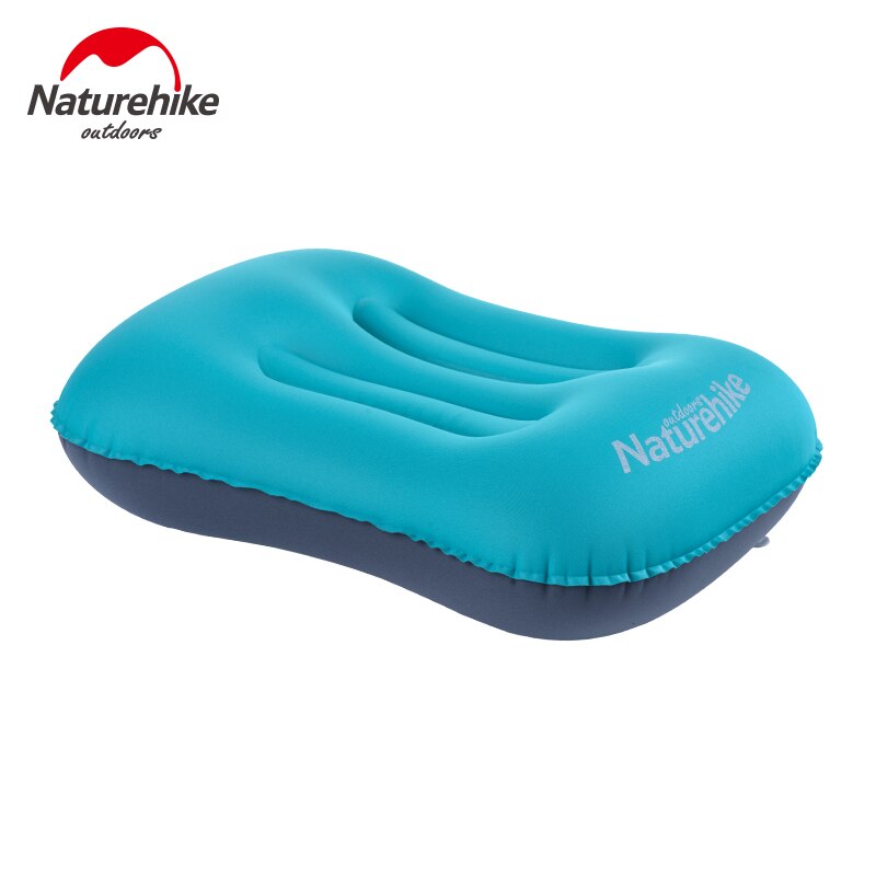 Naturehike-almohada inflable para acampar al aire libre, cojín de viaje, reposacabezas protector suave para el cuello