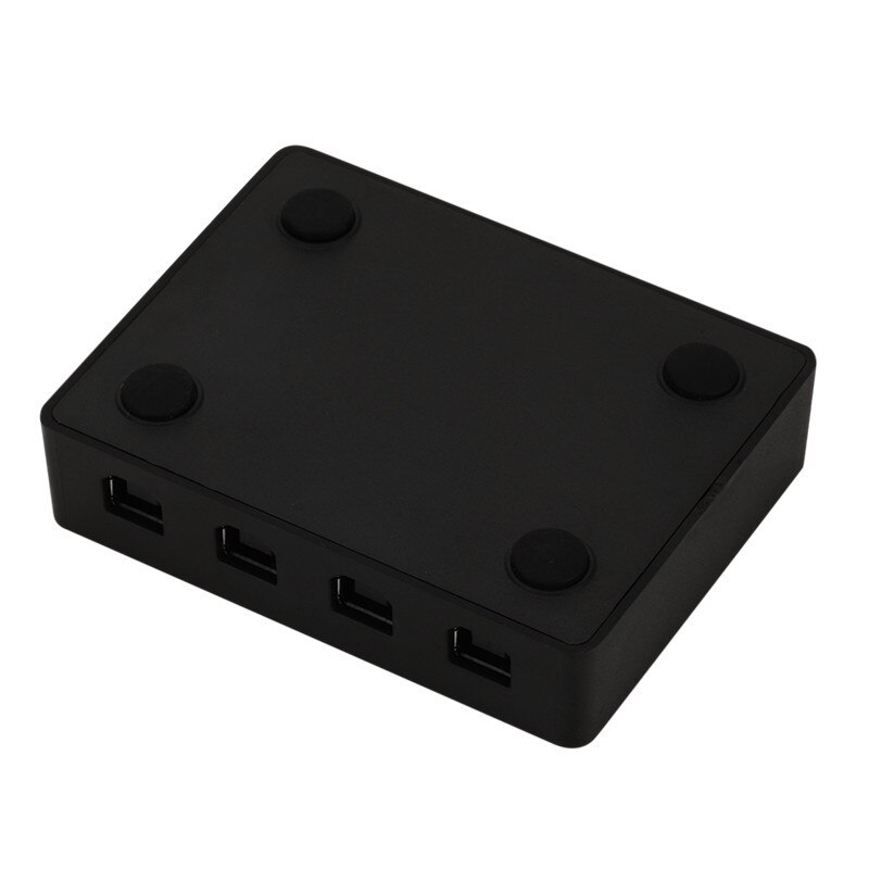 4 Ports USB2.0 Sharing Device Switch Switcher Adapter Box for PC Scanner Printer