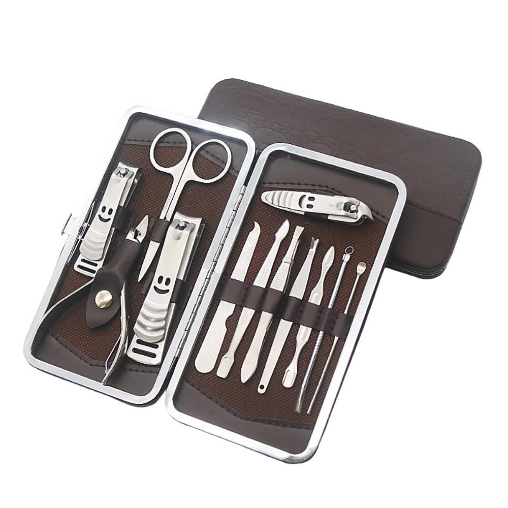 Manicure Set Draagbare Nagelknipper Set Rvs Nail Cutter Kit Duurzaam Nail Pedicure Set Professionele Nail Set Tool