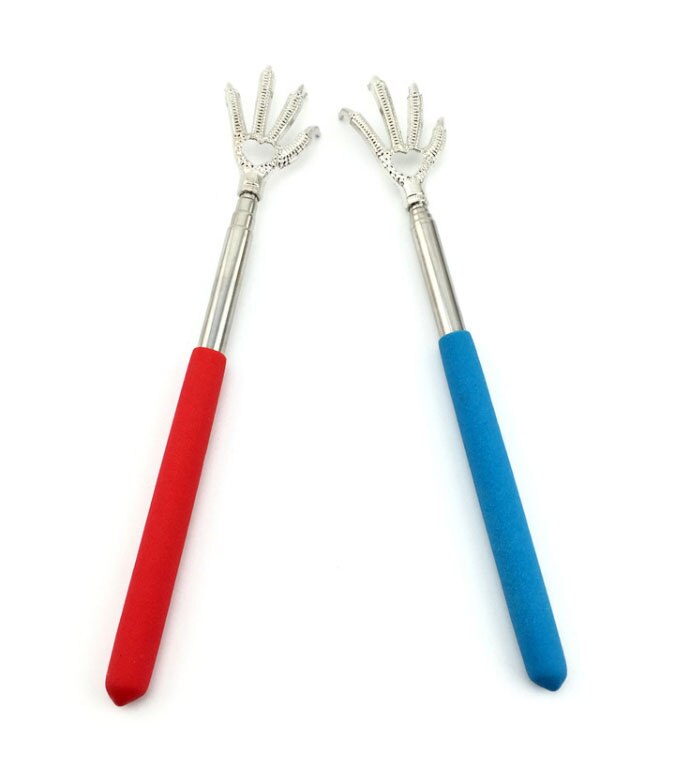 Outil de Massage Portable et pratique, griffe télescopique pour le dos, gratte les démangeaisons, taille réglable 22-59CM couleur aléatoire 1 pièces