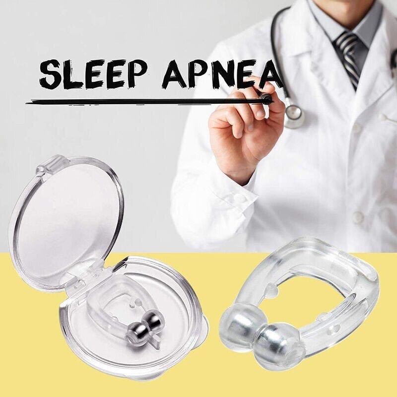 Silicone Magnetische Mini Siliconen Stop Snurken Apparaat Anti-Snurken Voorkomen Snurken Goede Slaap Voor Slapen Snore Stopper