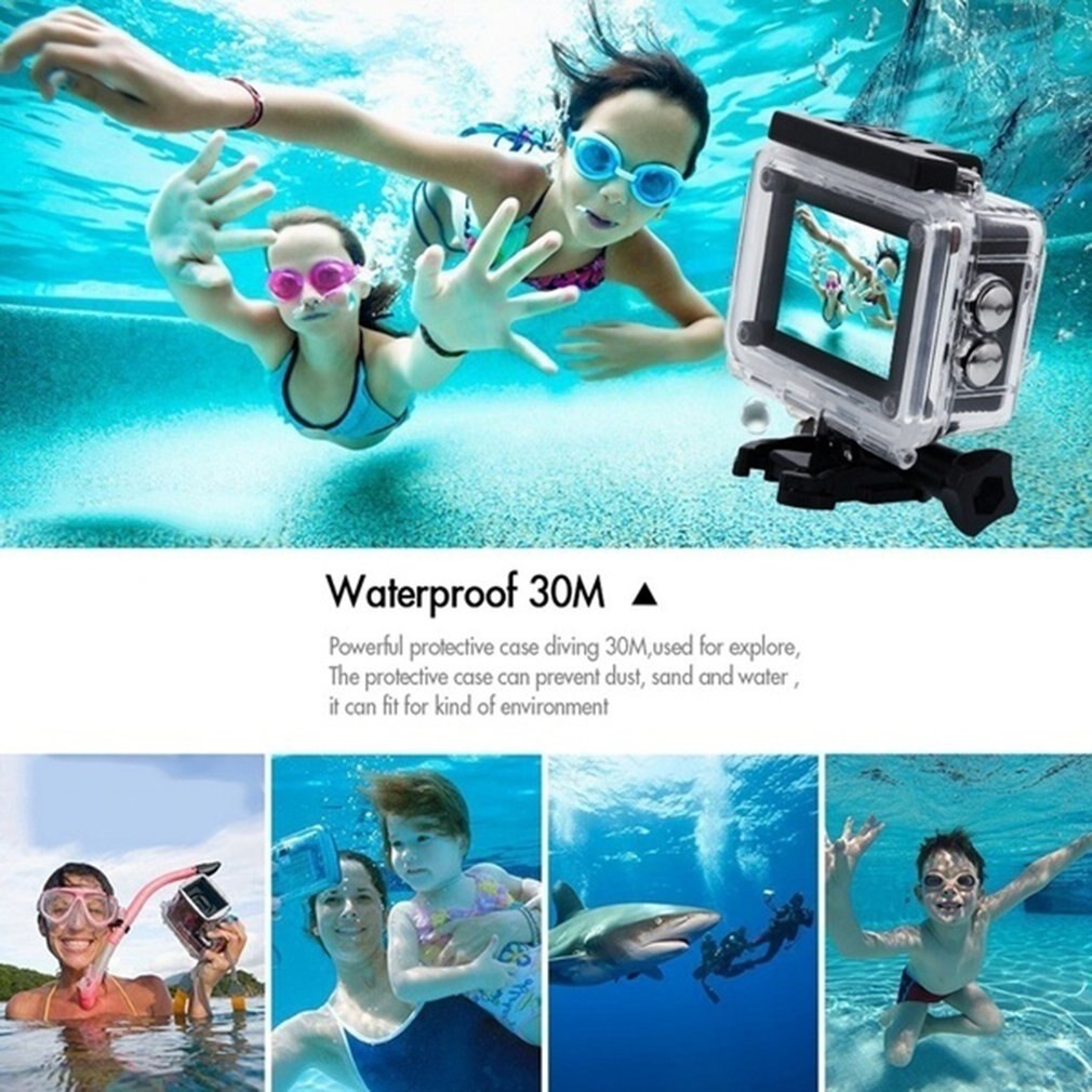 Pro cam sport actie met telecommunicatie camera 4k videocamera wifi ultra  hd 16mp dvr sport outdoor duiken fiets camcorder