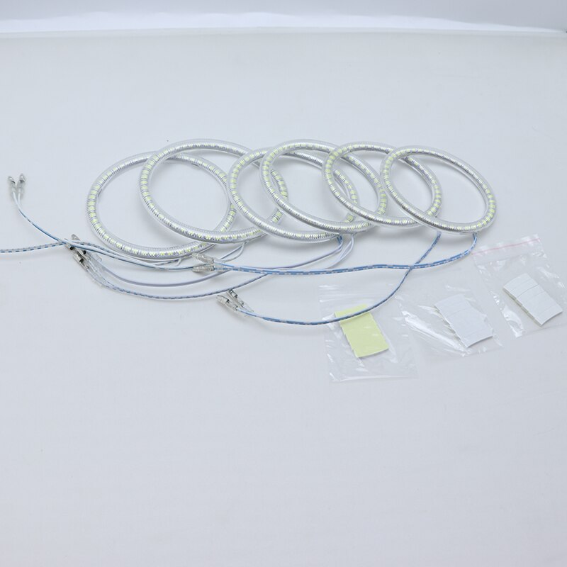 6 stk super lyse hvide farve 3528 smd led engel øjne kit kørelys drl til alfa romeo 159 2005 bil styling