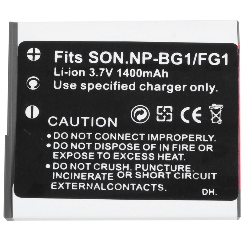 NP-BG1 Batterij voor Sony DSC-HX5V/T20HDPR/W85/W275 NPBG1