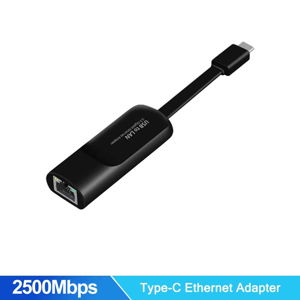 USB Gigabit Ethernet Adapter 2500Mbps USB 3.0 Network Card to RJ45 Lan Driver Free For Desktops Laptop Macbook PC Accessories: Silver