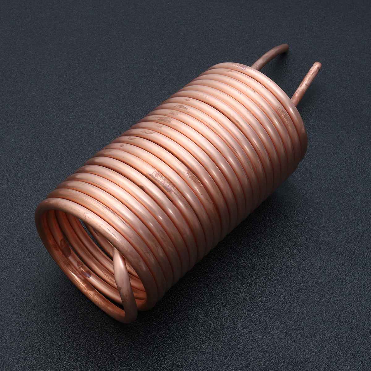 Kobber metal spiralrør nedsænkningsurt chiller øl/vinkøler hjemmeølbryggerør varmeveksler fødevarekvalitet vinfremstillingsmaskine: Behandling færdig