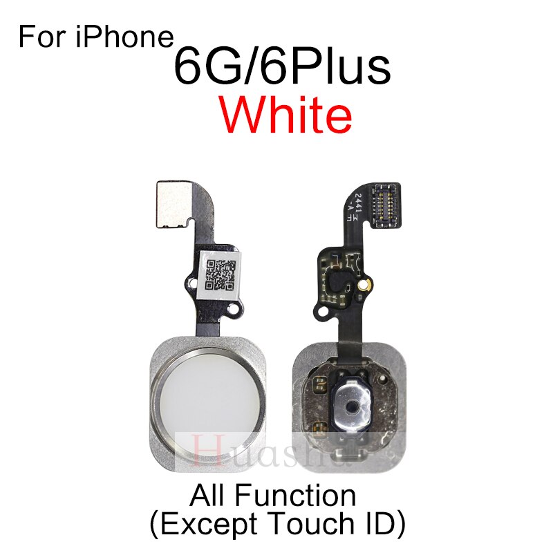 1 sztuk dla iPhone 5S 5SE 6 6S 7 8 Plus strona główna przycisk Flex Cable naprawa części: 6G 6P White
