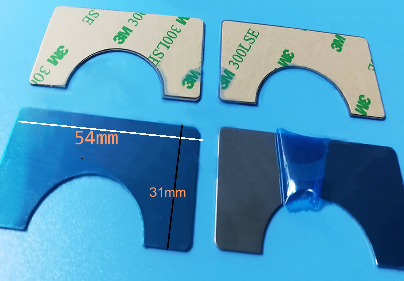5pcs/lot18 size Universal Rectangle Round Metal Plate disk iron sheet for Magnet Magnetic Car Mobile Phone Stand Holder: Other