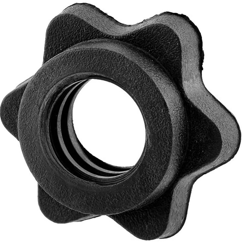 2 Pairs Dumbbell Hex Nut,Dumbbell Rod Nut,Spinlock Collars for Barbells Bars Training Sports