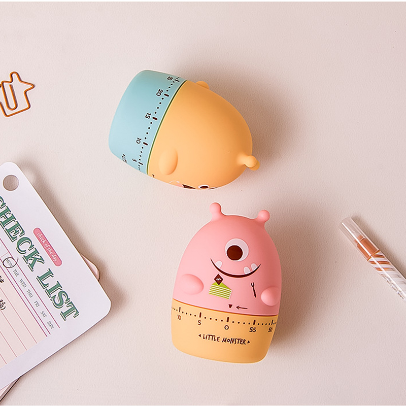 Leuke Monster Vormige Koken Timer Classica Mechanische Wind-Up Keuken Timer Studie Sportspotwatch Timer Management Countdown