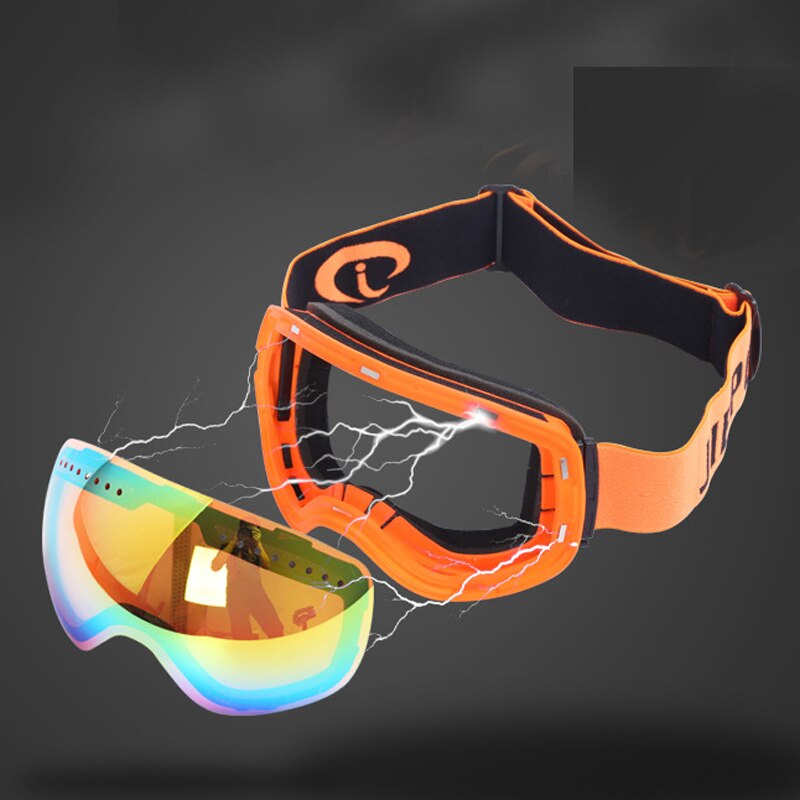 Anti-fog UV400 Snowboard Goggles Ski Goggles with Magnetic Double Layer Polarized Lens Skiing Men Women Ski Glasses Eyewear