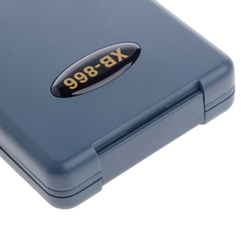 Xb866 mini auto rækkevidde lcd voltmeter tester værktøj ac / dc lomme digitalt multimeter