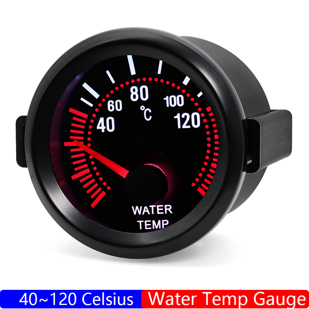 Universal Gasoline Car 2" 52MM Tachometer/Water Temperature/Oil Temp Meter/Boost Meter PSI Bar/Oil Pressure Gauge Voltmeter 12V: Ivory