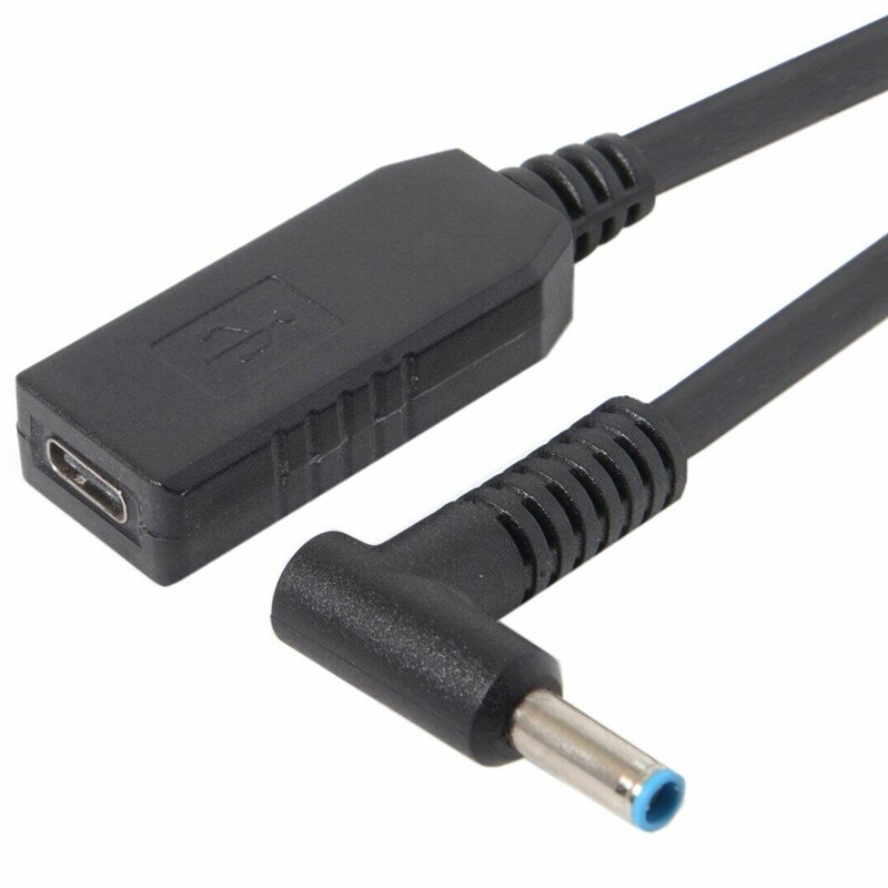 Usb 3,1 tipo C usb-c a Dc 20V 4,5 3,0 Mm para Dell Hp Power Pd Cable disparador