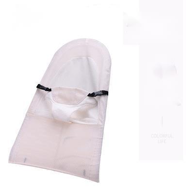 Funda de tela para silla mecedora de bebé, cómoda, artefacto para dormir, accesorio de repuesto para silla mecedora: Breathable White