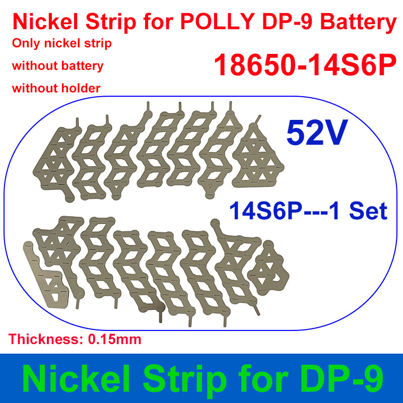 Nickel Strip For Polly DP Battery 36V 48V 52V 10S 13S 14S Thickness 0.15mm for DIY DP-6 DP-9 DP-2170-5C E-Bike Battery Pack: army green