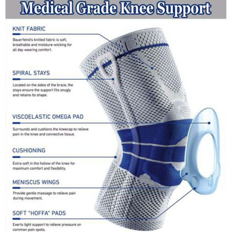 Volle Knie befestigen Gurt Patella Medialen Unterstützung Starke Meniskus Kompression Schutz Laufende Korb Stabilisator Fitnessstudio Sport Pads