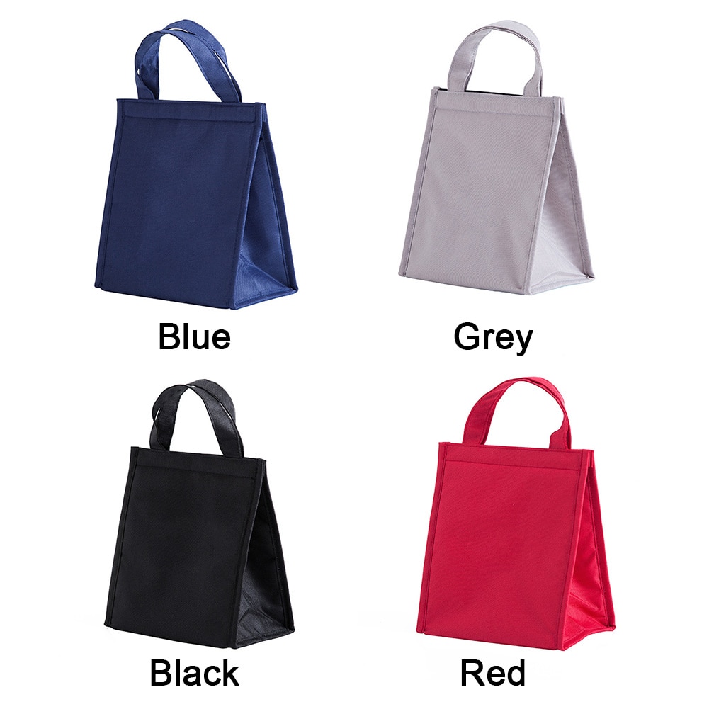 Simple style insulated lunch bag, insulated picnic aluminum foil waterproof lunch bag food preservation storage bag