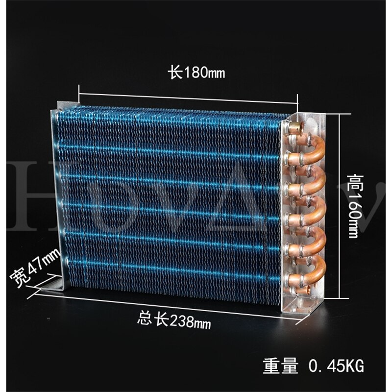 Vriezer Koelkast Condensor Koperen Buis Radiator Koellichaam Zelfgemaakte Kleine Verdamper Koeling Waterkoeling Universele: B