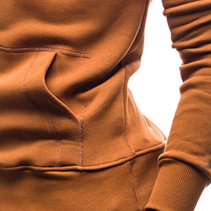 Herfst Trekkoord Sportkleding Mannen Hip Hop Zweet Dragen Pocket Running Hoodies Mannen Mannelijke Truien Mannen Trainingspakken
