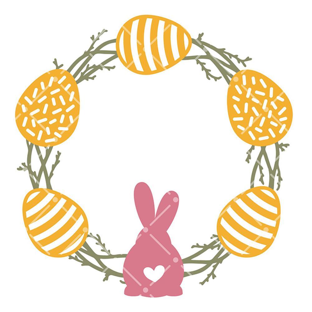 Easter Bunny Metal Cutting Dies Stencil DIY Scrapbooking Album Paper Card Template Mold Embossing Craft Decoration