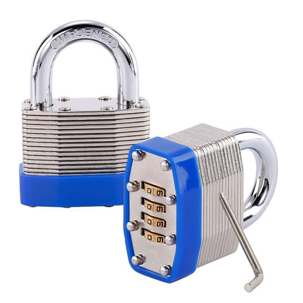 4 Digit Outdoor Safety Laminated Combination steel safety Padlock(038)