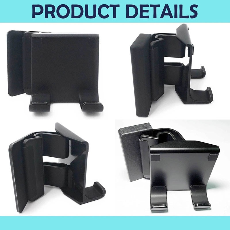 Notebook Screen Side Phone Holder Screen Support Laptop Side Mount Bracket Dual Mobile Phone Monitors Stand Holder