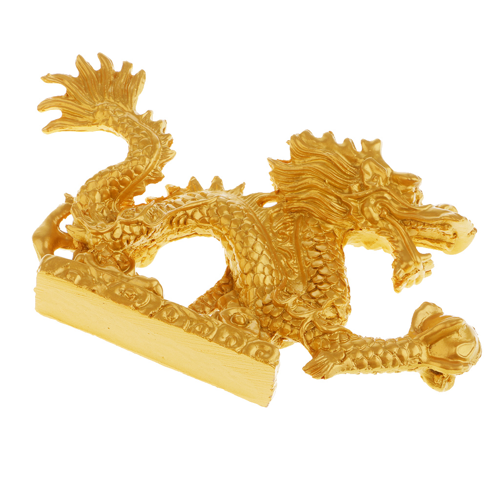 Sculpture de Statue de Dragon Feng Shui chinois attirer la richesse et la bonne chance ornement Animal meubles de maison richesse et chance