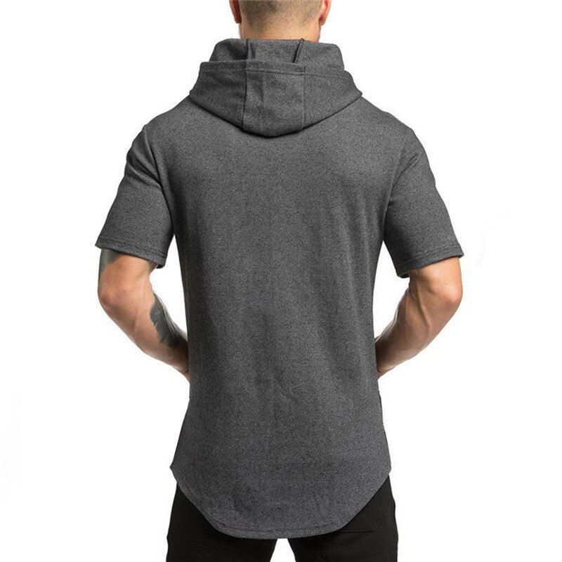 Neue Männer Bodybuilding Hemd Fitness-Ateliers Fitness Ausbildung Hemd Mann lässig Tarnung Shirt Männlichen Camo Kleidung