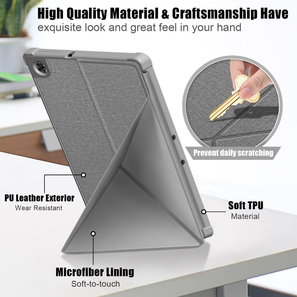 Til lenovo tab  m10 hd etui, cover til  m10 hd 2nd gen tb -x306f tb -x306x tablet taske