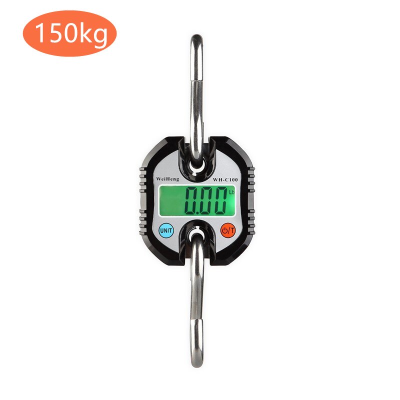 Crane Scale 300kg 150kg 200kg 500kg/100g 1kg/0.1g 2kg/1g Heavy Duty Hanging Hook Scales Digital High Accurate Weight Tool 40%off: A 150kg