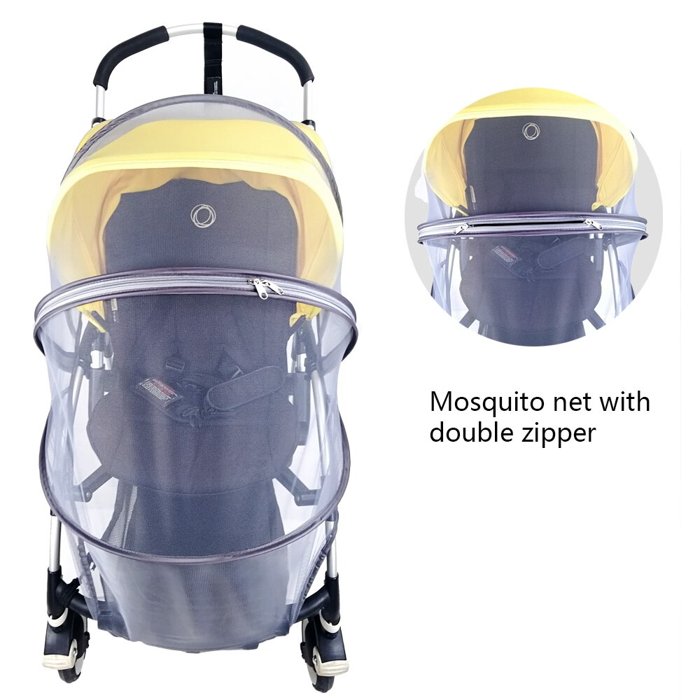 Filet à couverture complète pour poussette de bébé, filet de protection pour Bugaboo bee + bee3, accessoires pour poussette à mailles sûres, berceau, Buggy