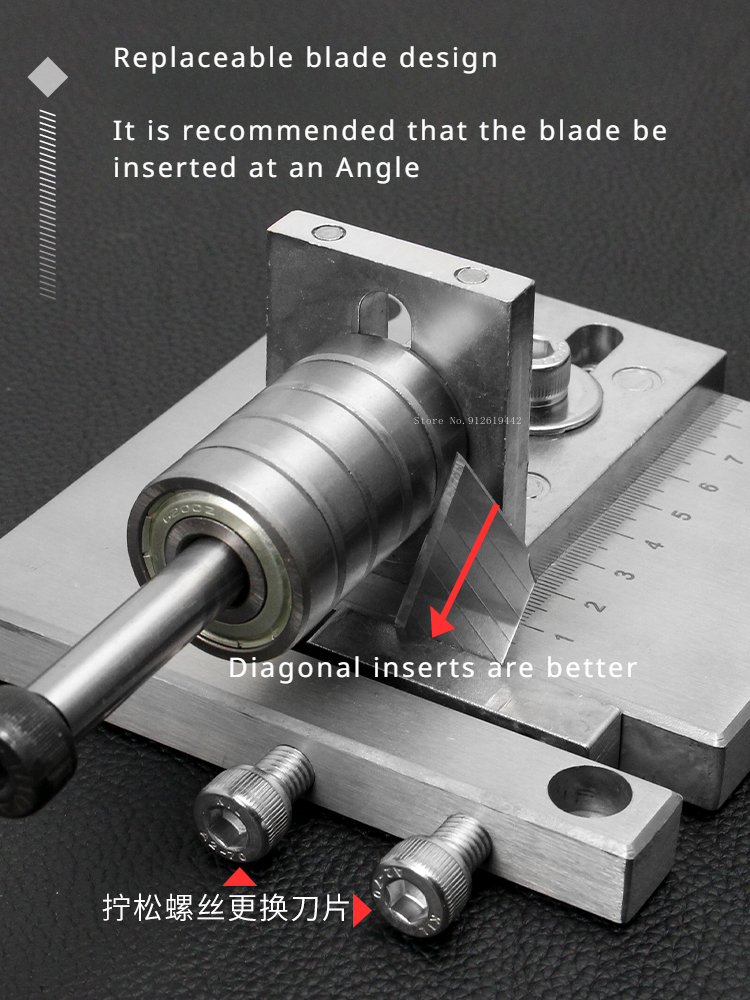 Metal Material Handmade Leather Cutting Machine DIY Handwork Making Leather Belt/shoulder Belt/watch Band Auxiliary Cutting Tool