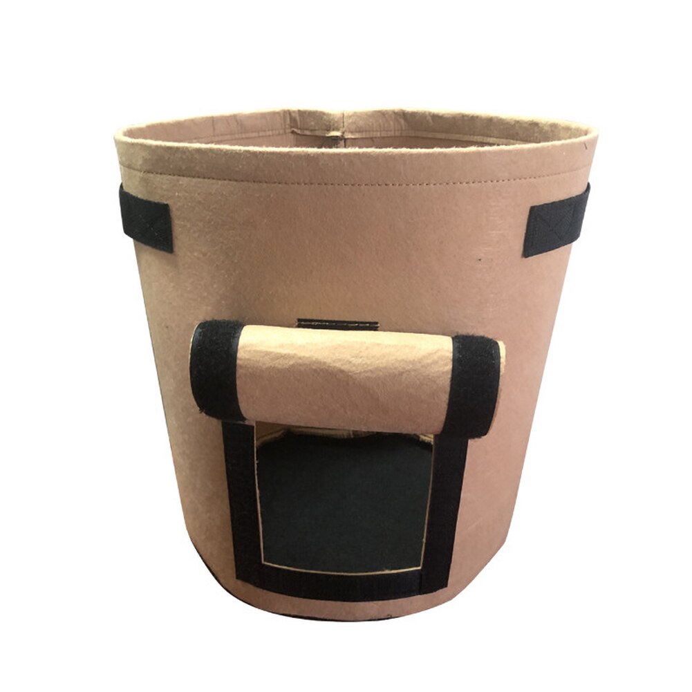Gemüse Pflanzung Wachsen Tasche DIY Kartoffel Wachsen Pflanzer Tuch Tomaten Blume Pflanzen Container Taschen Verdicken Hof Topf Garten Liefert: Kamel-10Gallonen