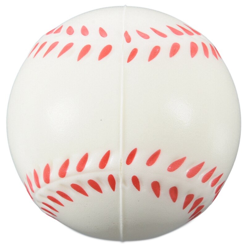 White Baseball Stress Ball