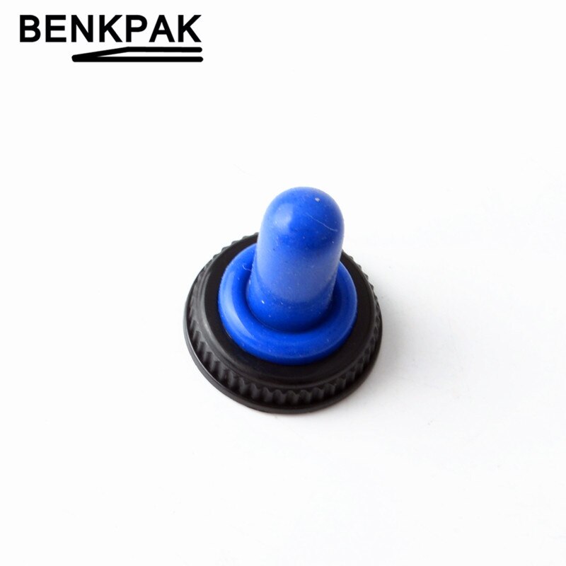 12mm toggle switch boot green red yellow blue water proof cover: Blue
