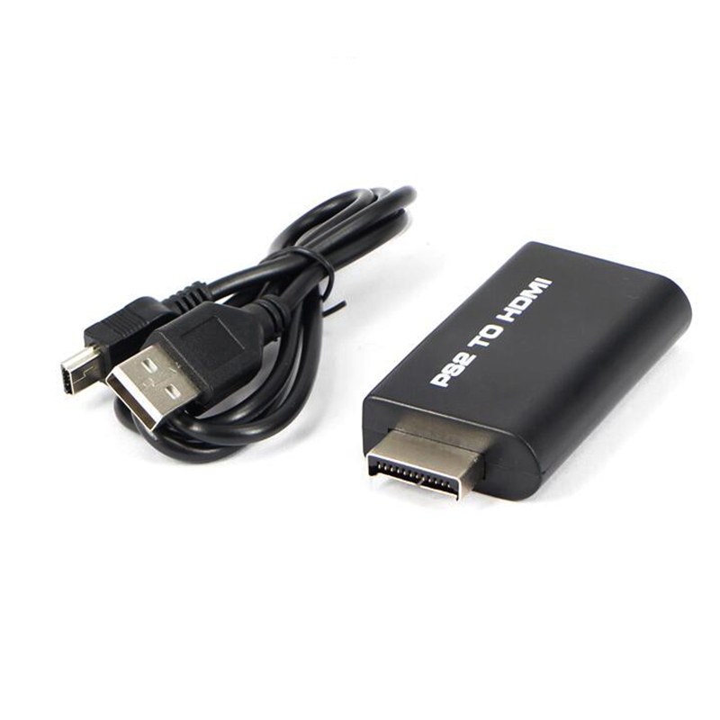 PS2 naar HDMI Audio Video Converter Adapter met 3.5mm Audio Output PS2 Speler Naar HDMI Voor HDTV Ondersteuning 480i 576i 480 P