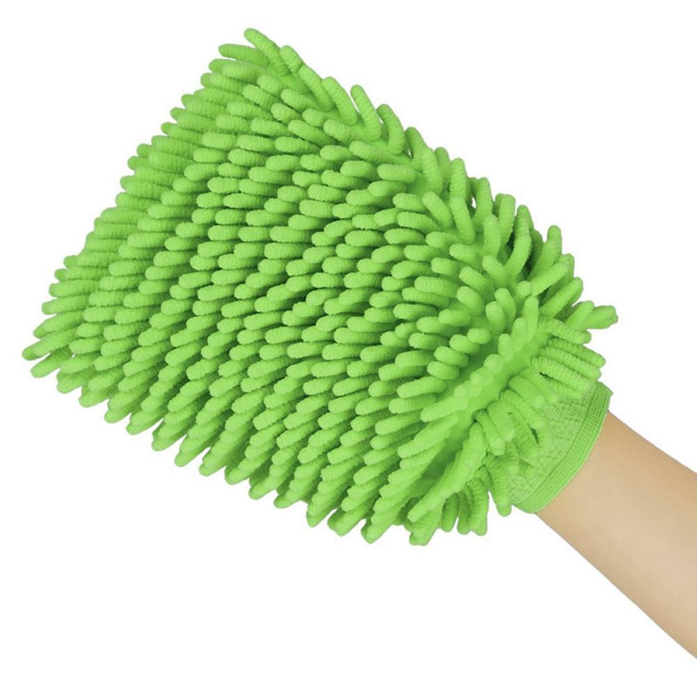 Microfiber Chenille Auto Styling Auto Motorfiets Wassen Voertuig Auto Cleaning Mitt Handschoen apparatuur