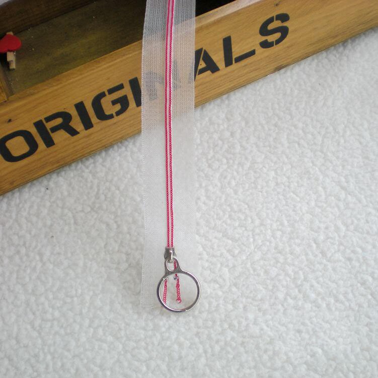 10 stk 3# 25cm lukkede lynlåse gennemsigtige nylon spiral lynlås gør-det-selv-skræddersyet tasker beklædningsgenstand syning håndværk lynlås tilbehør: Rød