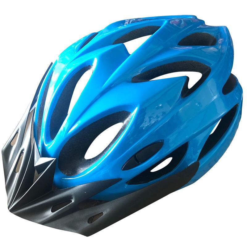 Cykelhjälm komfortfoder ultralätt ihålig män kvinnor justerbar ridsäkerhet huvudskydd keps cykel mountainbike hjälm: Ljusgrå