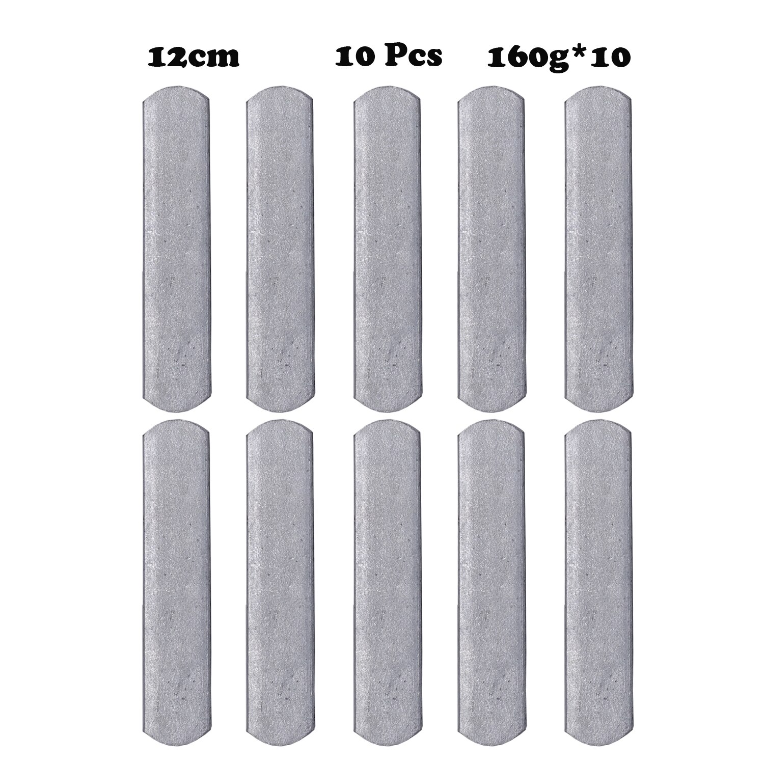 Weight Steel Plates Adjustable Strength Training for Weighted Vest Leg Ankle Weights 12-25cm Length Workout Fitness Accessories: 12cm 10pcs
