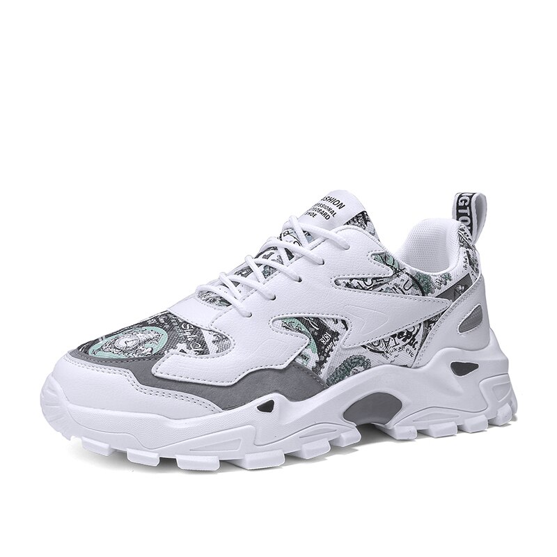 Summer Sneakers for Men Comfortable Outdoor Non-slip Men Casual Shoes Summer Outdoor Trend Flats Shoes Zapatos: Gray / 8